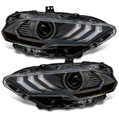 ORACLE Lighting 18-23 Ford Mustang Dynamic ColorSHIFT LED Headlights - Black Series 8204-332 8204-332 User 1