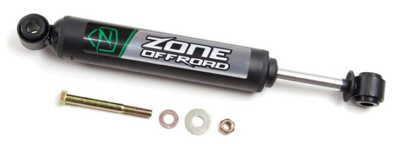 Zone Offroad 07-18 Jeep Wrangler JK Single Steering Stabilizer - Black ZON7410 ZON7410 Photo - Primary