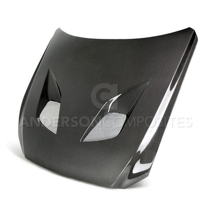 Anderson Composites 15-17 Ford Mustang Type-TT Double Sided Hood AC-HD15FDMU-TT-DS AC-HD15FDMU-TT-DS Photo - Primary