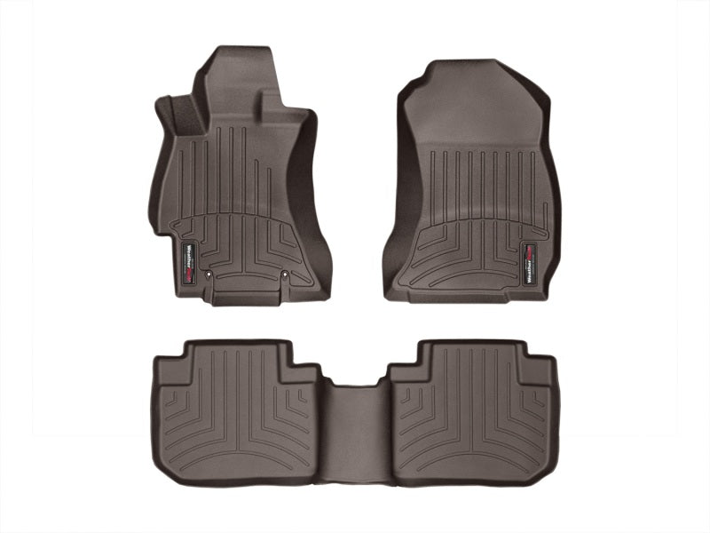 WeatherTech WT FloorLiner - Front - Cocoa Floor Mats Floor Mats - Rubber main image