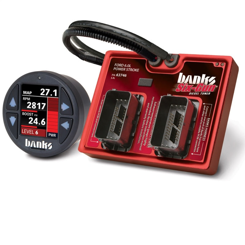 Banks 03-07 Ford F-250/F-350/F-450 6.0L Six-Gun Diesel Tuner w/ iDash-1.8 61424 61424 Photo - Primary
