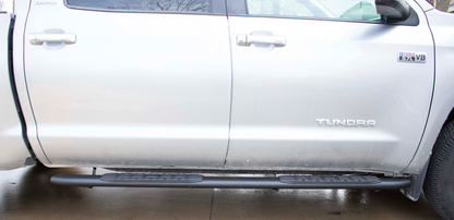 Fishbone Offroad 07-21 Toyota Tundra Double Cab Oval Side Steps - Black Textured FB21386 FB21386 Photo - lifestyle view