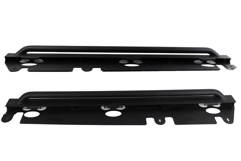 Fishbone Offroad 07-18 Jeep Wrangler JK 4 Door Rubicon Steel Rock Slider - Black Textured Powdercoat FB23011 FB23011 Photo - Primary