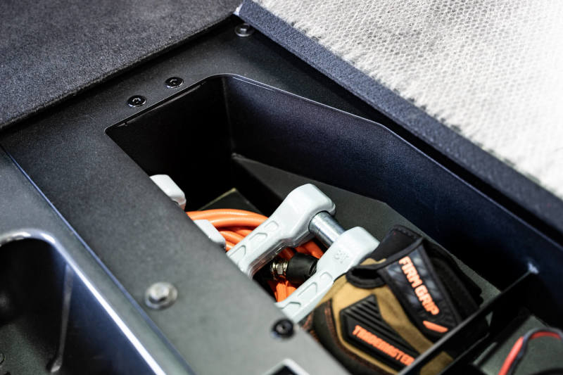 DV8 Offroad 21-23 Ford Bronco (Exc. Bronco Raptor) Air Compressor Mount & Storage Box CMBR-01 CMBR-01 Photo - Unmounted