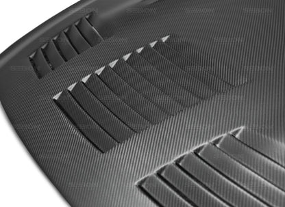 Seibon 09-12 Nissan GTR R35 Carbon Fiber Hood HD0910NSGTR-GTII/HD0910NSGTR-GTII-DRY HD0910NSGTR-GTII-DRY Photo - Primary