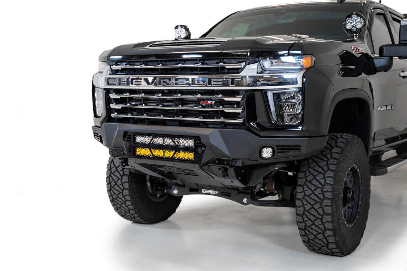 Addictive Desert Designs ADD 20-21 Chevy 2500/3500 Bomber Front Bumper F270012140103 F270012140103 Photo - Mounted