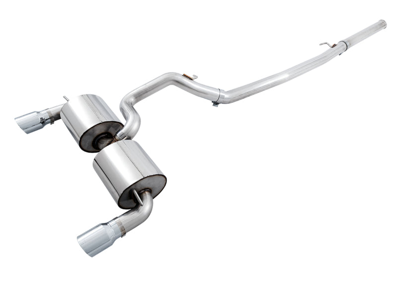 AWE Tuning Ford Focus RS Touring Edition Cat-back Exhaust- Non-Resonated - Chrome Silver Tips 3015-32088 3015-32088 Photo - Primary
