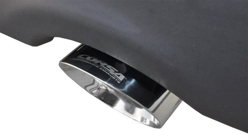 Corsa Performance 09-14 Dodge Ram 1500 4.7L Quad/Crew Cab/Short Bed Polished Dual Exit 14405 Photo - Mounted