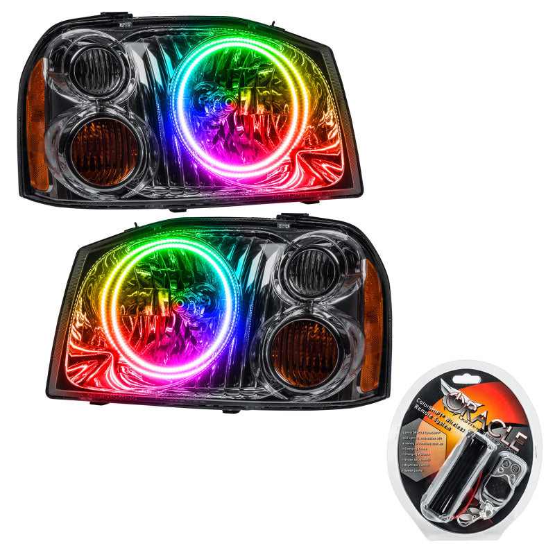 ORACLE Lighting Oracle 01-04 Nissan Frontier SMD HL - Dual Halo - ColorSHIFT 7178-330 7178-330 Photo - lifestyle view