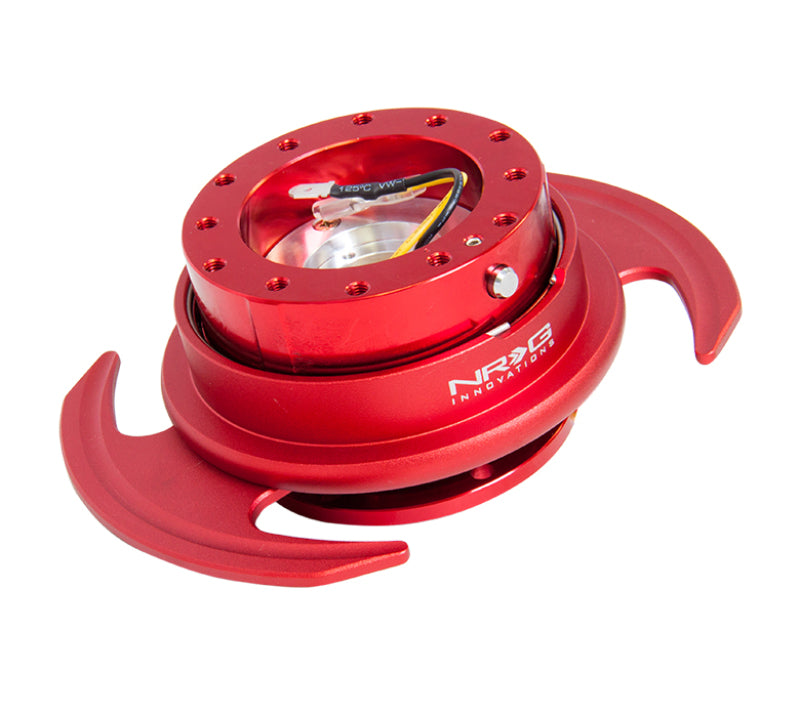 NRG Quick Release Kit-Red Metal Body/Red Ring w/ Handles SRK-650RD Photo - Primary