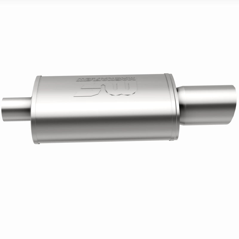 MagnaFlow 5" X 8" Oval Center/Center Performance Muffler With Tip 14827 360 Degree Image Set