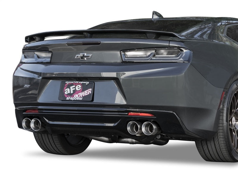 aFe Mach Force-Xp 3in 304 Stainless Steel Cat-Back Exhaust System w/Polish 49-34069-P Photo - Mounted