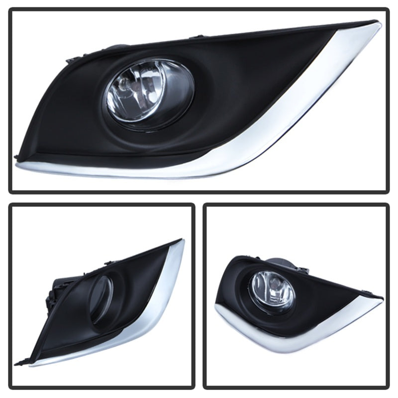 Spyder Nissan versa 2015+ OEM Fog Lights w/Switch Clear FL-NV2015-C 5080240 5080240 Photo - Unmounted