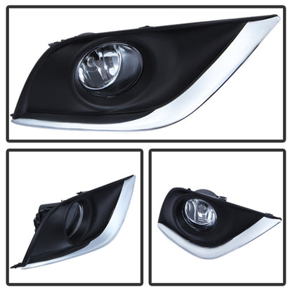 Spyder Nissan versa 2015+ OEM Fog Lights w/Switch Clear FL-NV2015-C 5080240 5080240 Photo - Unmounted