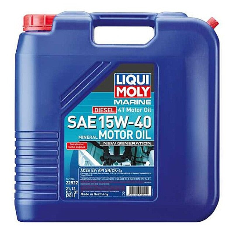 LIQUI MOLY 20L Marine 4T New Generation Motor Oil SAE 15W40 22522 22522 User 1