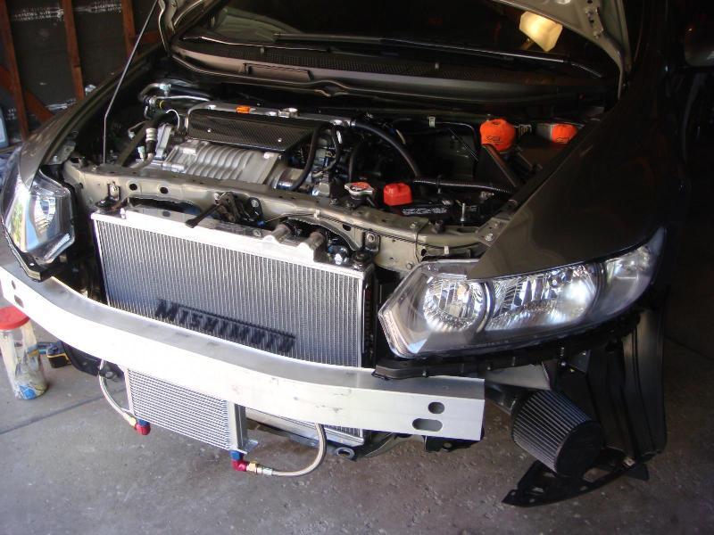 Mishimoto Aluminum Racing Radiator 06+ Honda Civic SI Manual Transmission MMRAD-CIV-06SI User 1