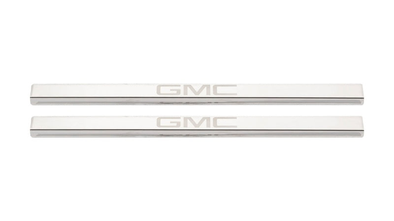 Putco 2020 GMC Sierra LD/HD Fits Double Cab and Regular Cab (2pc) w/ GMC Etching SS Door Sills 95181GM-2 95181GM-2 Photo - Primary