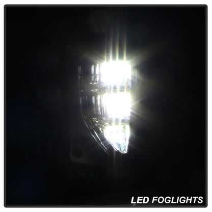 Spyder 16-18 Chevy Silverado 1500 OEM Style Full LED Fog Light w/Switch - Clear (FL-CSIL16-LED-C) 9043215 9043215 User 6
