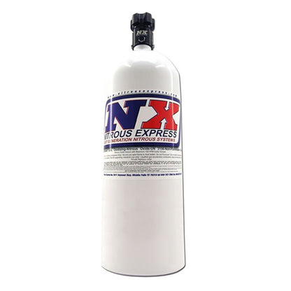 Nitrous Express 15lb Bottle w/Lightning 500 Valve (6.89 Dia x 26.69 Tall) w/ -6 AN Nipple 11150-6 11150-6 Photo - Primary