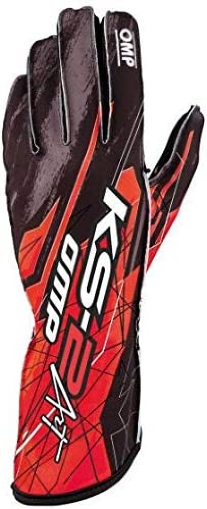 OMP KS-2 Art Gloves Black/Red - Size XS KB0-2748-A01-073-XS KB0-2748-A01-073-XS Photo - Primary