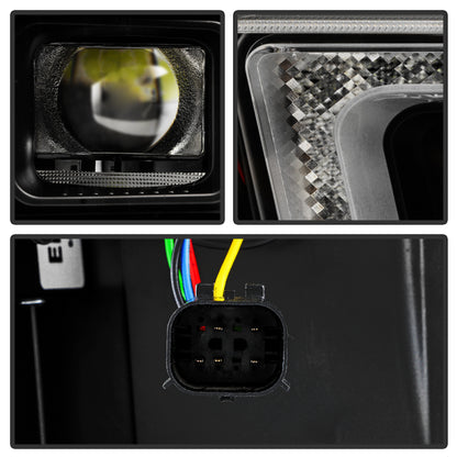 SPYDER Chevy Silverado 20-23 HD 2500/3500 High-Power LED Module - Black (PRO-YD-CSHD20AP-SEQ-BK) 5088840 5088840 User 3