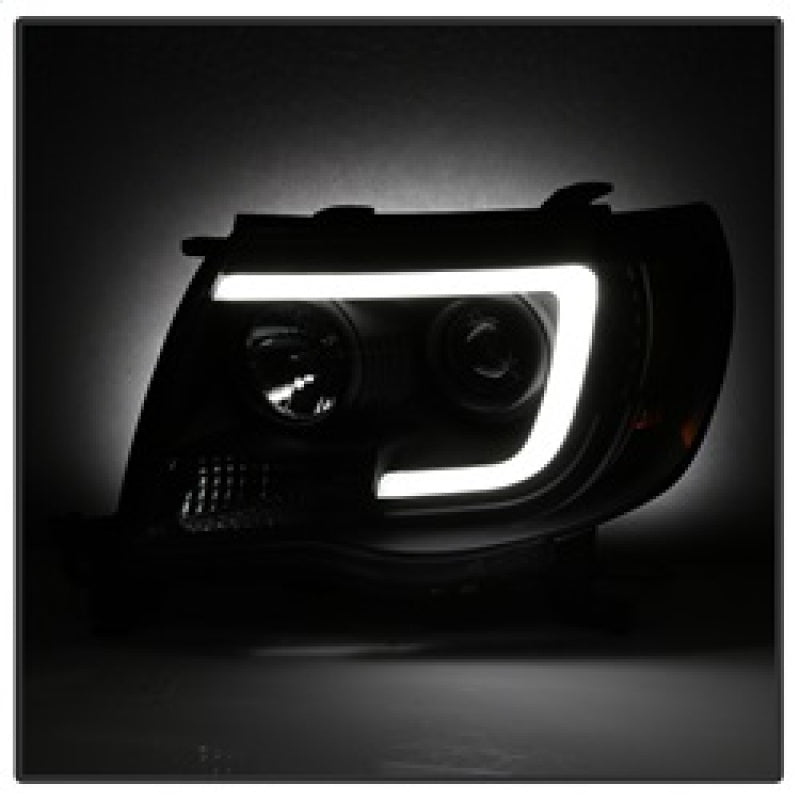 Spyder Toyota Tacoma 05-11 Projector Headlights - Light Bar DRL - Black PRO-YD-TT05V2-LB-BK 5084514 5084514 Photo - Unmounted