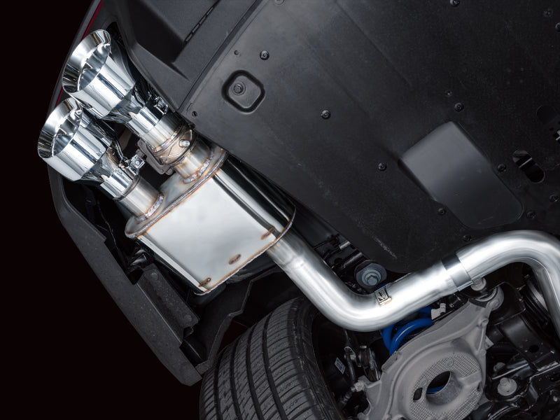AWE Tuning AWE 2024 Ford Mustang Dark Horse S650 RWD SwitchPath Catback Exhaust w/ Quad Chrome Silver Tips 3025-42375 3025-42375 Photo - Mounted