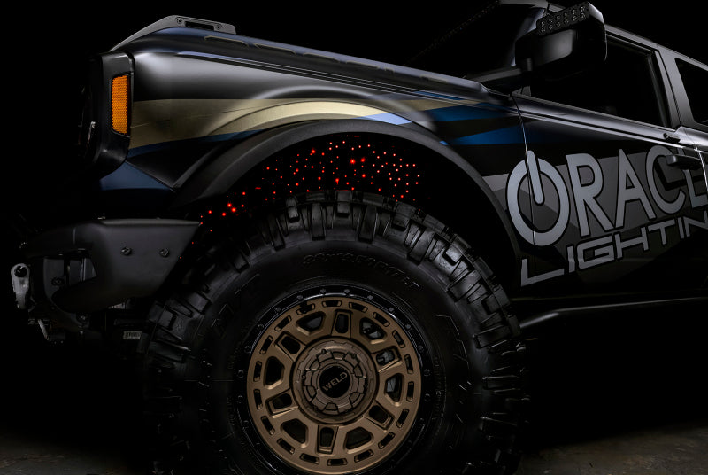 ORACLE Lighting Fiber Optic Wheel Liner ColorSHIFT RGBW Kit-40W LED/600 Fibers 5898-333 5898-333 Photo - lifestyle view
