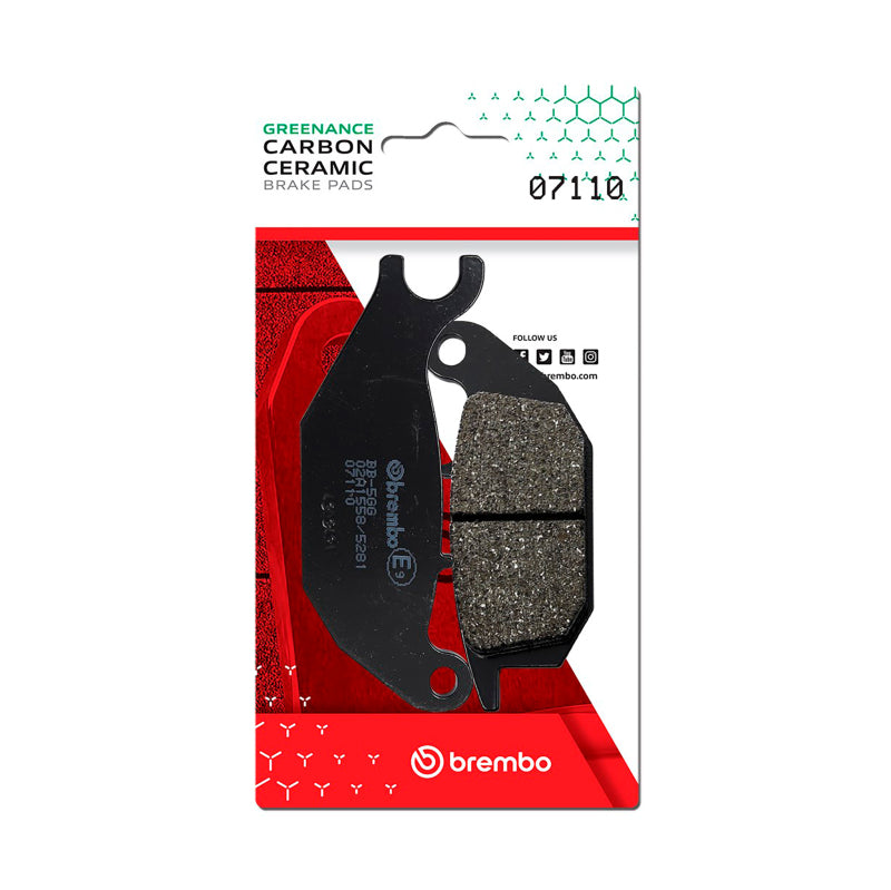 Brembo OE Malaguti Spectre/Yamaha Tricity Carbon Ceramic Brake Pad - Rear 07110 07110 User 1