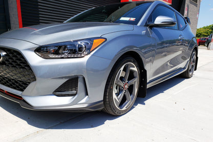 Rally Armor 2019+ Hyundai Veloster Turbo R-Spec UR Black Mud Flap w/ White Logo MF58-UR-BLK/WH MF58-UR-BLK/WH User 1