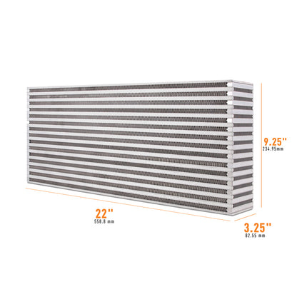 Mishimoto Universal Air-to-Air Intercooler Core - 22in / 9.25in / 3.25in MMUIC-10 MMUIC-10 Photo - Primary