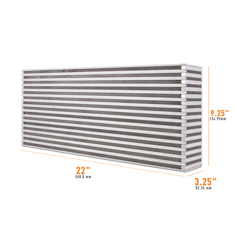 Mishimoto Universal Air-to-Air Intercooler Core - 22in / 9.25in / 3.25in MMUIC-10 MMUIC-10 Photo - Primary