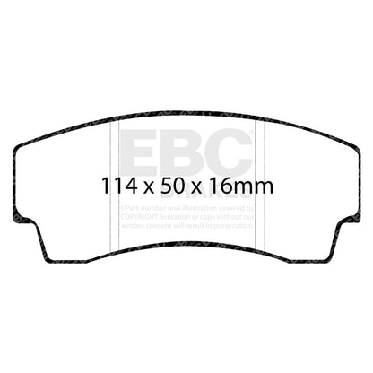 EBC Disc Brake Pad Set DP4008R Photo - Primary
