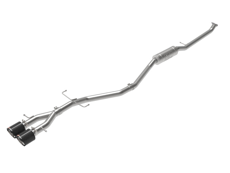 aFe Takeda 2.5in 304SS Cat-Back Exhaust System 17-20 Honda Civic SI Coupe L4-1.5L (t) 49-36620-C 49-36620-C Photo - Primary
