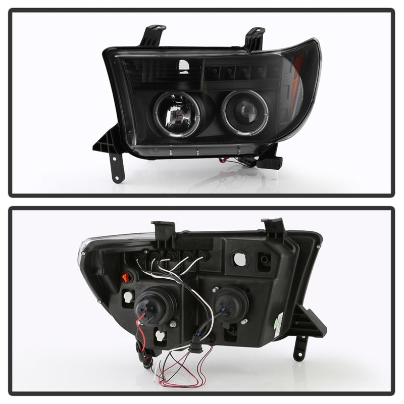 Spyder Signature Toyota Tundra 07-13 / Sequoia 08-13 Projector Headlights - (PRO-YD-TTU07-HL-BKV2) 5086044 5086044 Photo - Unmounted