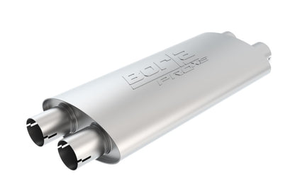 Borla Universal ProXS Muffler - Oval Dual/Dual Inlet/Outlet 2.5in Tubing 19inx4inx9.5in Case 400493 400493 Photo - Primary