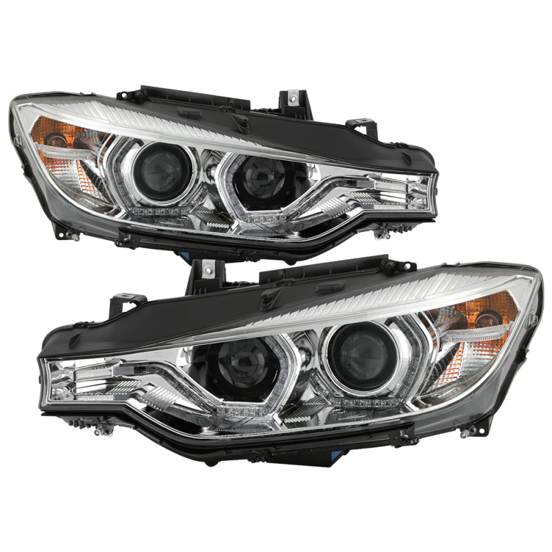 Spyder Signature BMW F30 3 Series 12-14 4DR Projector Headlights - Chrome (PRO-YD-BMWF3012-AFSHID-C) 5086822 5086822 Photo - Primary