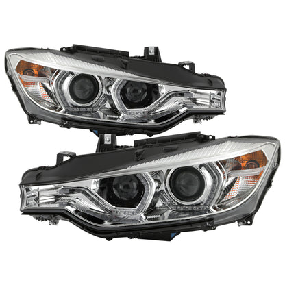 Spyder Signature BMW F30 3 Series 12-14 4DR Projector Headlights - Chrome (PRO-YD-BMWF3012-AFSHID-C) 5086822 5086822 Photo - Primary