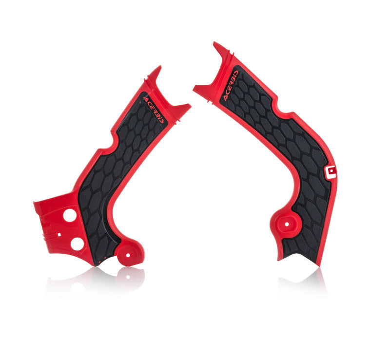 Acerbis 17-19 Honda CRF250R/RX/ CRF450R/RX Frame Guards- X-Grip - Red/Black 2630711018 2630711018 Photo - Primary