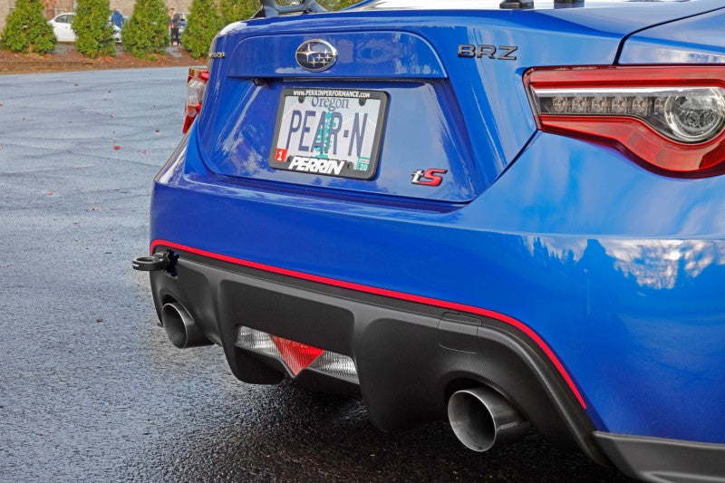 Perrin Subaru BRZ/Scion FR-S/Toyota 86 Tow Hook Kit (Rear) - Black PSP-BDY-255BK PSP-BDY-255BK Photo - Primary