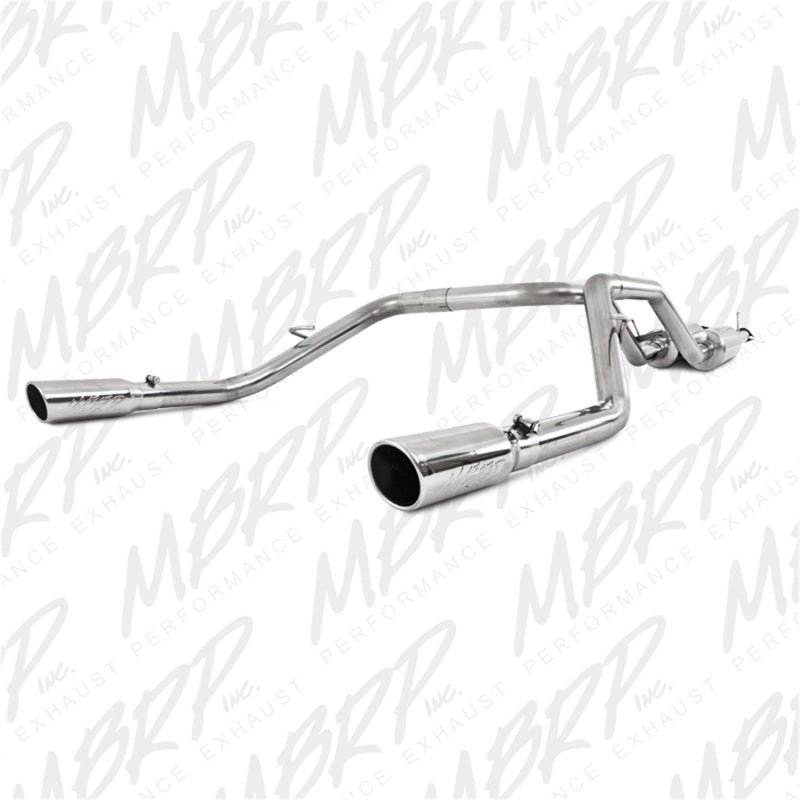 MBRP 2009-2010 Toyota Tundra 5.7L EC-Std. & SB/CC-SB Cat Back Dual Split S5312409 Photo - Primary