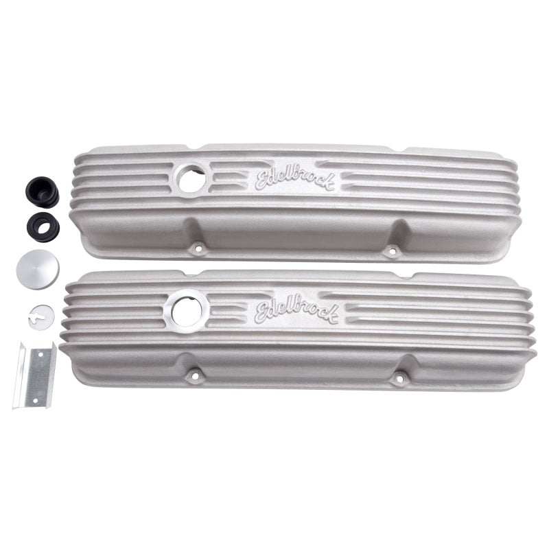 Edelbrock Valve Cover, Classic Series, Chevrolet, 1959-1986 262-400 CID V8 41449 Photo - Primary