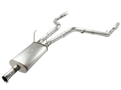 aFe Mach Force-Xp 3in Cat-Back Exhaust System with Dual Polished Tips - Do 49-42013-P Photo - Unmounted