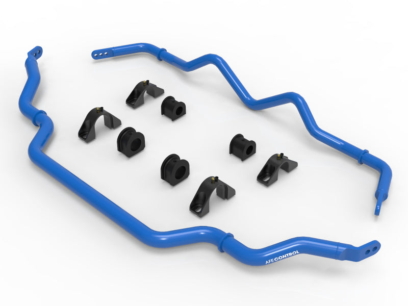 aFe 16-21 Infiniti Q50/Q60 3.0L (tt) Front and Rear Sway Bar Set Blue 440-711001-L 440-711001-L Photo - Primary