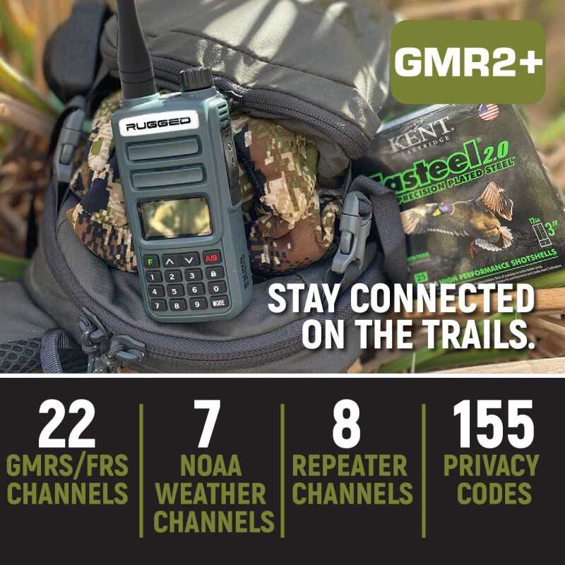 Rugged Radios Rugged GMR2 PLUS - GMRS / FRS Two Way Handheld Radio Safety Orange GMR2-PLUS-ORN GMR2-PLUS-ORN Photo - Primary