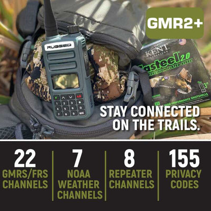 Rugged Radios Rugged GMR2 PLUS - GMRS / FRS Two Way Handheld Radio Safety Orange GMR2-PLUS-ORN GMR2-PLUS-ORN Photo - Primary