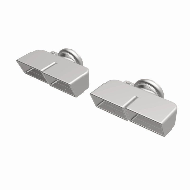 Magnaflow Tip 1-Set Quad Square 35221 35221 360 Degree Image Set