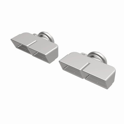 Magnaflow Tip 1-Set Quad Square 35221 35221 360 Degree Image Set