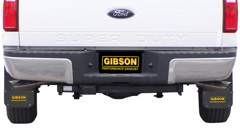 Gibson 11-16 Ford F-250 Super Duty Lariat 6.2L 2.5in Cat-Back Dual Extreme Exhaust - Stainless 69125 69125 Illustration Guide