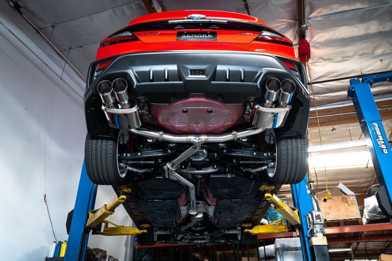 Remark Catback Exhaust, Subaru WRX VB - Stainless Single 4 Quad Tips (Resonated) RK-C4076S-02C RK-C4076S-02C User 1